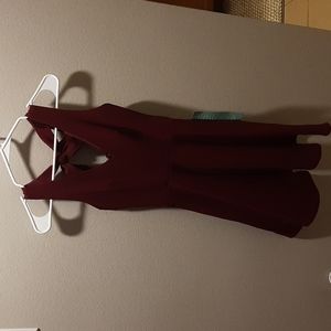 Marron short dress